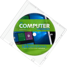 DVD met lesmateriaal bij het boek Het Computer handboek: Windows 10 / Office 2016.